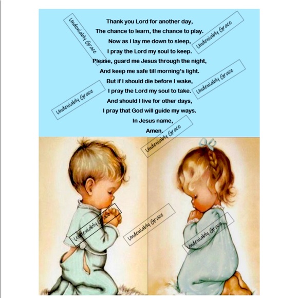 Other - Children’s Bedtime Prayer Picture